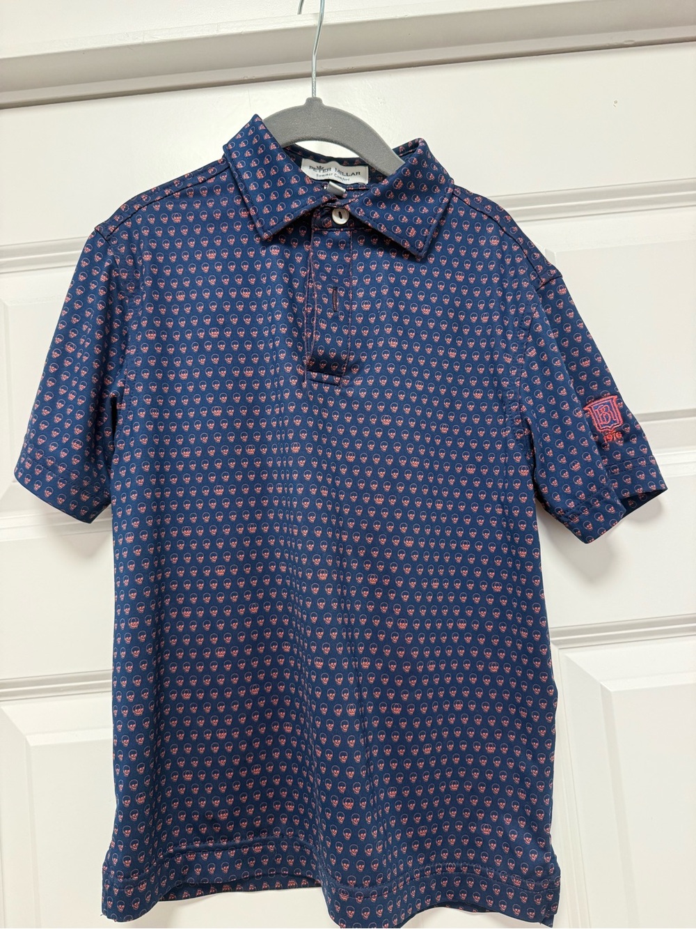 Peter Millar Boys Polo with Skull Print
